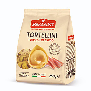 Pagani, tortellini cu prosciutto crudo, 250 g