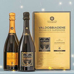 Cutie 2 sticle Valdobbiadene Prosecco Superiore DOCG