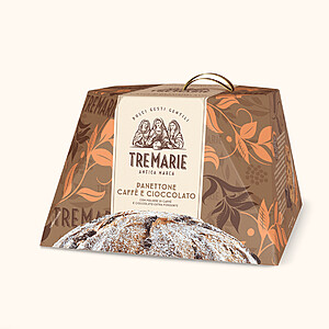 TreMarie, panettone cu cafea și ciocolată, 930 g