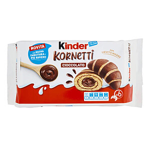 Kinder, croissant cu ciocolata, 6x42 g, 252 g